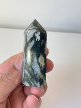 Load image into Gallery viewer, Moss Agate Tower High Grade Crystal T224a
