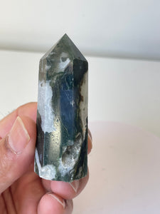 Moss Agate Tower High Grade Crystal T224a
