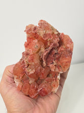 Load image into Gallery viewer, Red-Orange Stilbite Natural Crystal Cluster Rare AP779a
