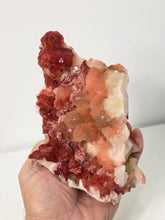 Load image into Gallery viewer, Red-Orange Stilbite Natural Crystal Cluster Rare AP780a
