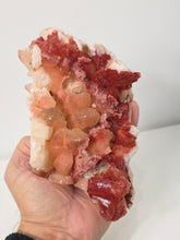 Load image into Gallery viewer, Red-Orange Stilbite Natural Crystal Cluster Rare AP780a
