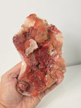 Load image into Gallery viewer, Red-Orange Stilbite Natural Crystal Cluster Rare AP781a
