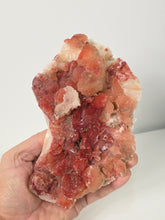 Load image into Gallery viewer, Red-Orange Stilbite Natural Crystal Cluster Rare AP781a

