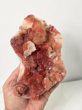 Load image into Gallery viewer, Red-Orange Stilbite Natural Crystal Cluster Rare AP781a
