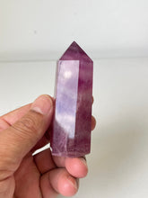 Load image into Gallery viewer, Pink Purple Fluorite Crystal Tower T257a

