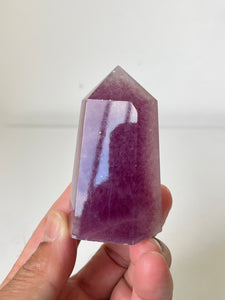 Pink Purple Fluorite Crystal Tower T253a