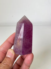 Load image into Gallery viewer, Pink Purple Fluorite Crystal Tower T253a
