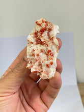 Load image into Gallery viewer, Vanadinite on Barite Crystal Cluster V057
