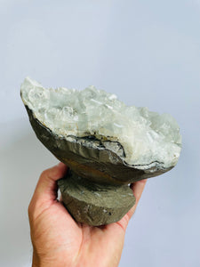 Apophyllite Geode Free Standing Crystal Cluster AP050 A