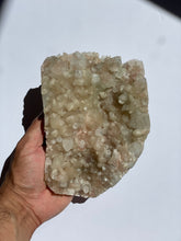 Load image into Gallery viewer, Light Green Apophyllite with Stilbite Cluster AP845
