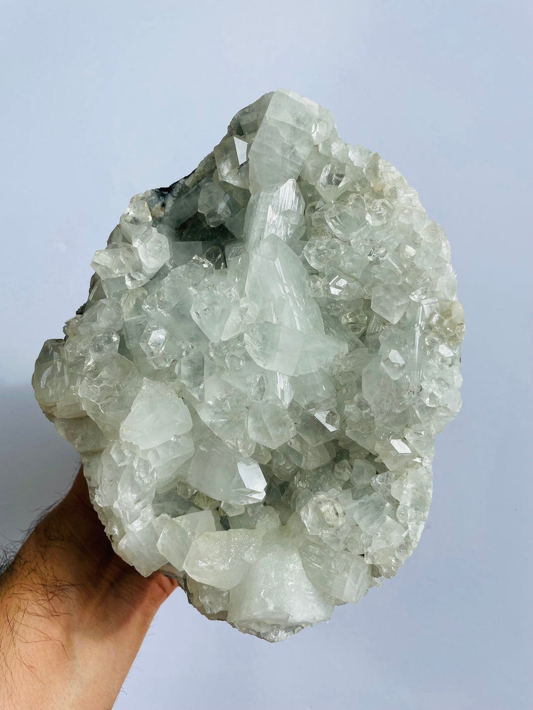 Apophyllite Geode Free Standing Crystal Cluster AP050 A