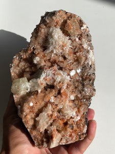 Green & Red Apophyllite Natural Cluster AP353
