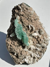 Load image into Gallery viewer, Large Green Apophyllite Crystal Cluster AP871
