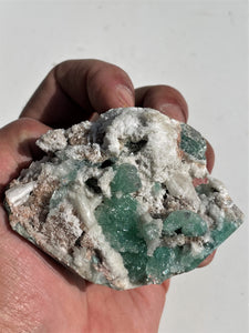 Green Apophyllite Crystal Cluster AP875