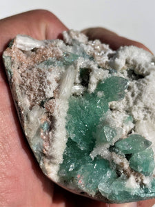 Green Apophyllite Crystal Cluster AP875