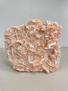 Large Orange Stilbite Natural Cluster Free Standing AP287a