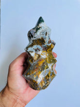 Load image into Gallery viewer, Ocean Jasper Flame Crystal OJ519
