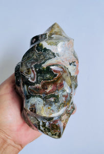 Ocean Jasper Flame Crystal OJ523