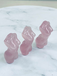 Rose Quartz Crystal Female Body S199