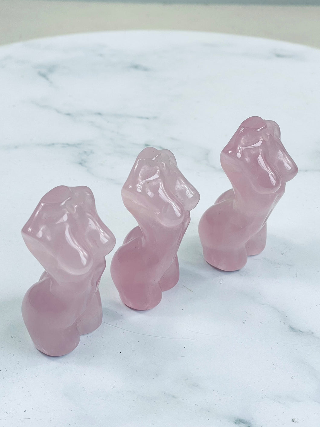 Rose Quartz Crystal Female Body S199