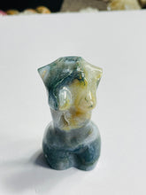 Load image into Gallery viewer, Moss Agate Crystal Female Body S106
