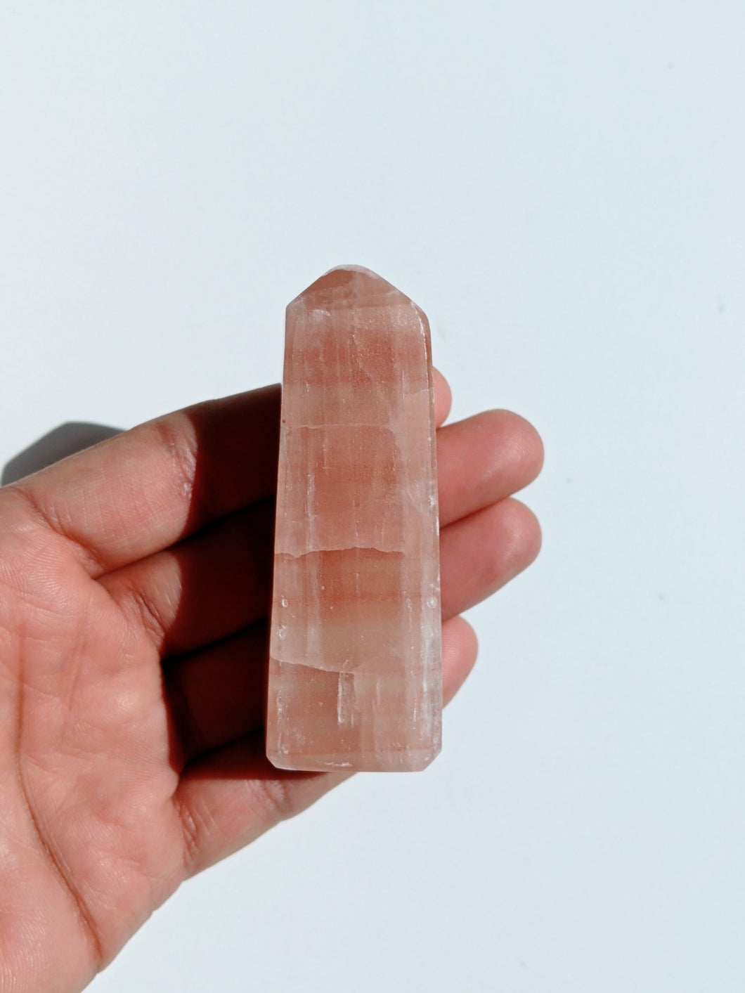 Rose Calcite Tower T010