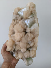 Load image into Gallery viewer, Large Green Apophyllite with Stilbite Crystal AP175
