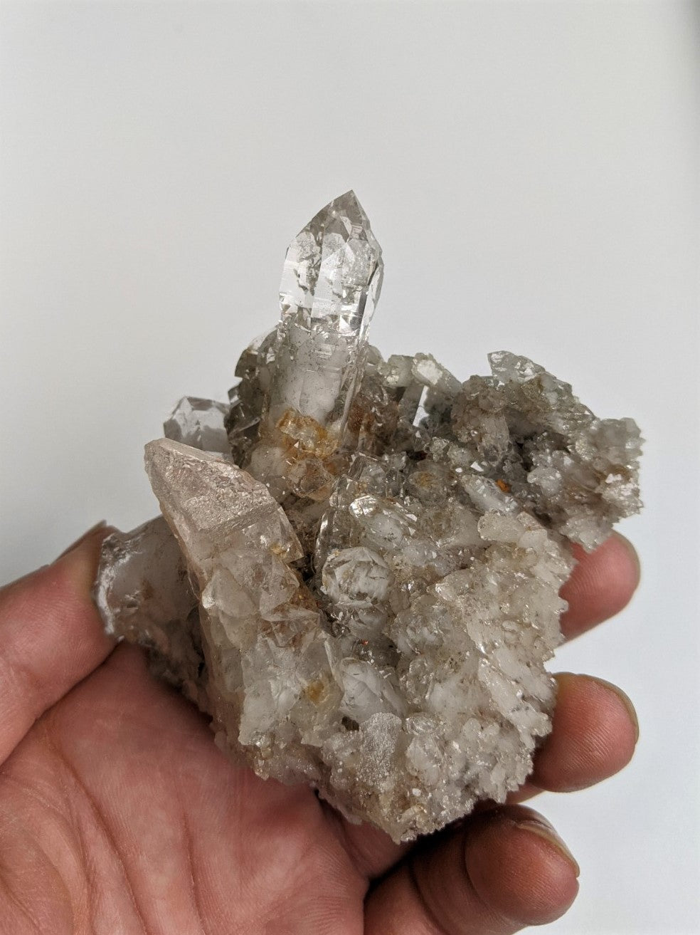 Ultra Rare Himalayan Quartz Cluster Natural Crystal Q159
