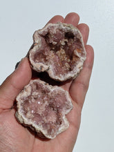 Load image into Gallery viewer, Pink Amethyst Geode PAIR PA010
