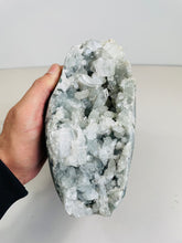 Load image into Gallery viewer, Apophyllite Geode Free Standing Crystal Cluster AP319a
