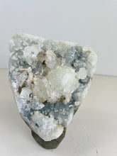 Load image into Gallery viewer, Apophyllite Geode Free Standing Crystal Cluster AP318a
