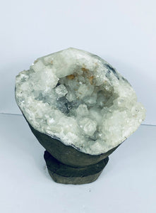 Apophyllite Geode Free Standing Crystal Cluster AP051 A