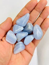 Load image into Gallery viewer, Blue Lace Agate Tumbled Stones TB058 x 1
