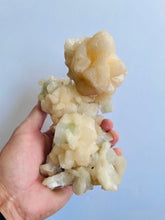 Load image into Gallery viewer, Green Apophyllite with Stilbite Crystal AP260A
