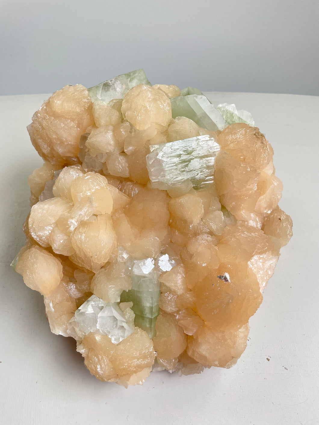 Large Green Apophyllite Crystal AP340a
