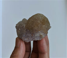 Load image into Gallery viewer, Hemispheroidal/ Botryoidal Fluorite on Quartz Crystal/Mineral, India 60x55mm - Crystal King Australia
