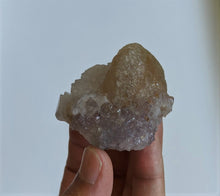 Load image into Gallery viewer, Hemispheroidal/ Botryoidal Fluorite on Quartz Crystal/Mineral, India 60x55mm - Crystal King Australia
