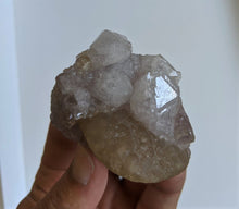 Load image into Gallery viewer, Hemispheroidal/ Botryoidal Fluorite on Quartz Crystal/Mineral, India 60x55mm - Crystal King Australia
