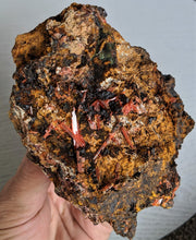 Load image into Gallery viewer, Crocoite Natural Crystal Cluster, Tasmania, Australia 120x85mm - Crystal King Australia
