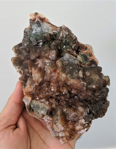 Large Red & Green Apophyllite Rare Geode Crystal/Mineral 160x110mm (1.3 kg) - Crystal King Australia