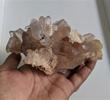 Load image into Gallery viewer, Pink Himalayan Quartz with Chlorite inclusion Cluster Natural Crystal /Mineral 165x125mm - Crystal King Australia
