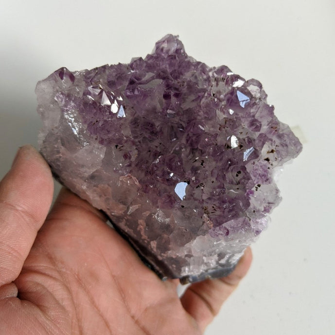 Amethyst Crystal cluster / Druze 80x60mm - Crystal King Australia