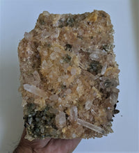 Load image into Gallery viewer, Pink Himalayan Quartz with Chlorite inclusion Cluster Natural Crystal /Mineral 160x130mm - Crystal King Australia
