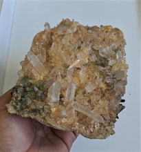 Load image into Gallery viewer, Pink Himalayan Quartz with Chlorite inclusion Cluster Natural Crystal /Mineral 160x130mm - Crystal King Australia
