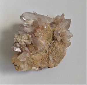 Pink Himalayan Quartz with Chlorite inclusion Cluster Natural Crystal /Mineral 165x125mm - Crystal King Australia