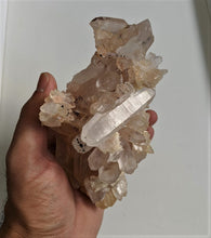 Load image into Gallery viewer, Pink Himalayan Quartz with Chlorite inclusion Cluster Natural Crystal /Mineral 165x125mm - Crystal King Australia
