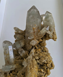 Green Phantom Quartz Cluster Natural Himalayan Crystal (150x80mm) - Crystal King Australia