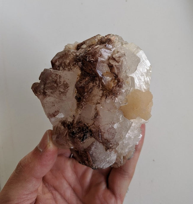 Apophyllite Crystal Cluster 110x95mm - Crystal King Australia