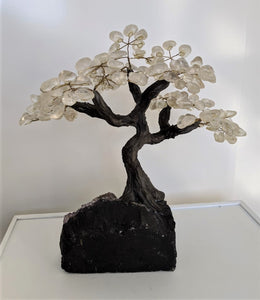 Quartz Gem Tree/Crystal Tree (xL) 240 crystals| 350x300mm - Crystal King Australia