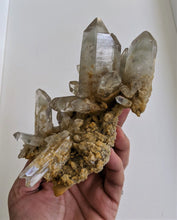 Load image into Gallery viewer, Green Phantom Quartz Cluster Natural Himalayan Crystal (150x80mm) - Crystal King Australia
